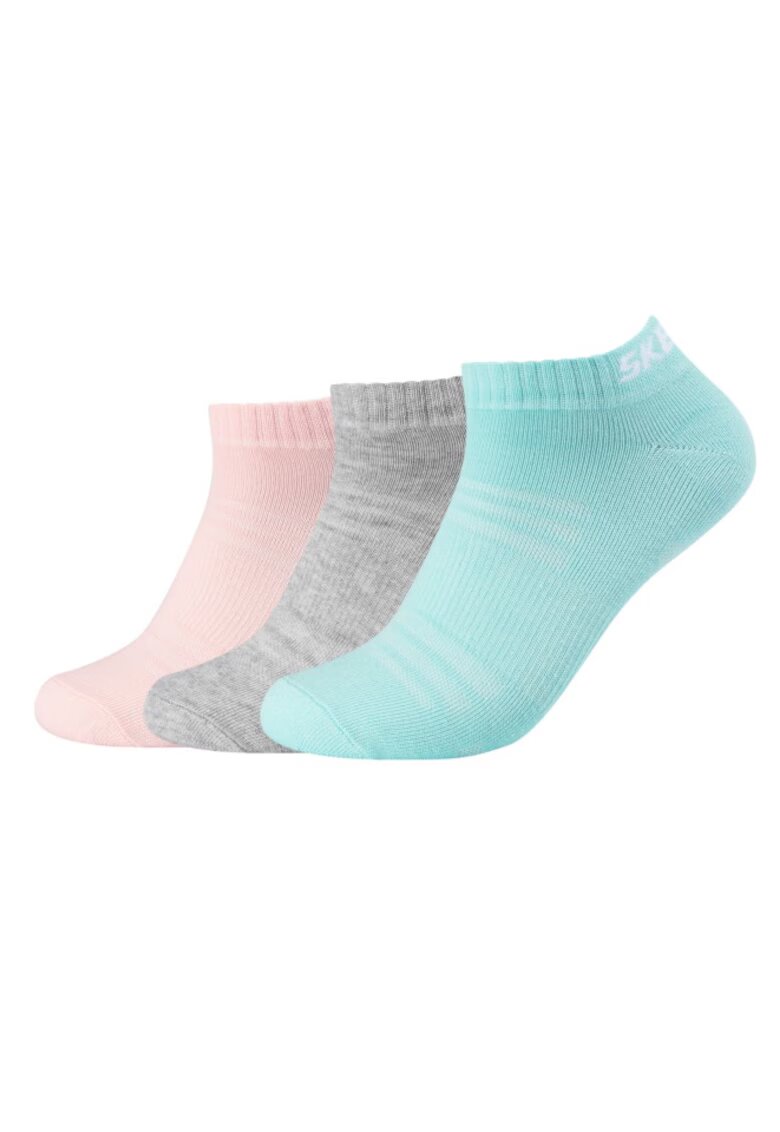 Skechers Set sosete dama - 3PPK Mesh Ventilation Socks SK43022-6060 - 39-42 - Multicolor - 3 buc