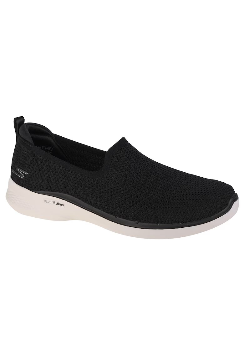 Skechers Sneakers - Go Walk 6 - Clear Virtue 124505-BKW - Negru - Negru