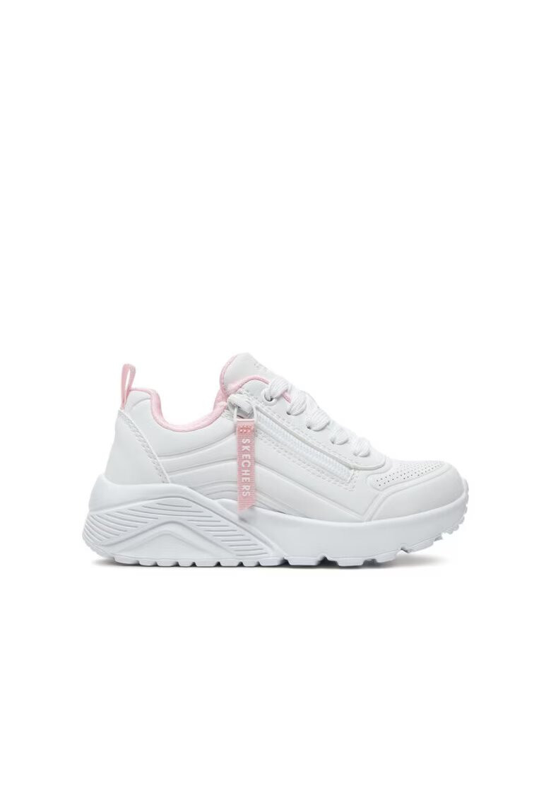 Skechers Sneakers Uno Lite 310387L Alb - Piele ecologica