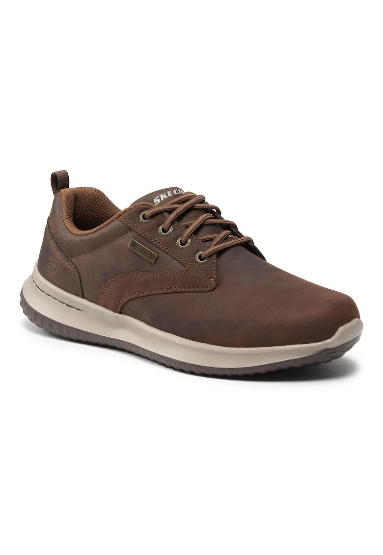 Skechers Tenisi barbatesti - piele naturala - maro -