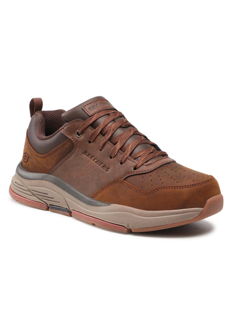 Skechers Tenisi barbati 209078923 - Piele naturala - Maro