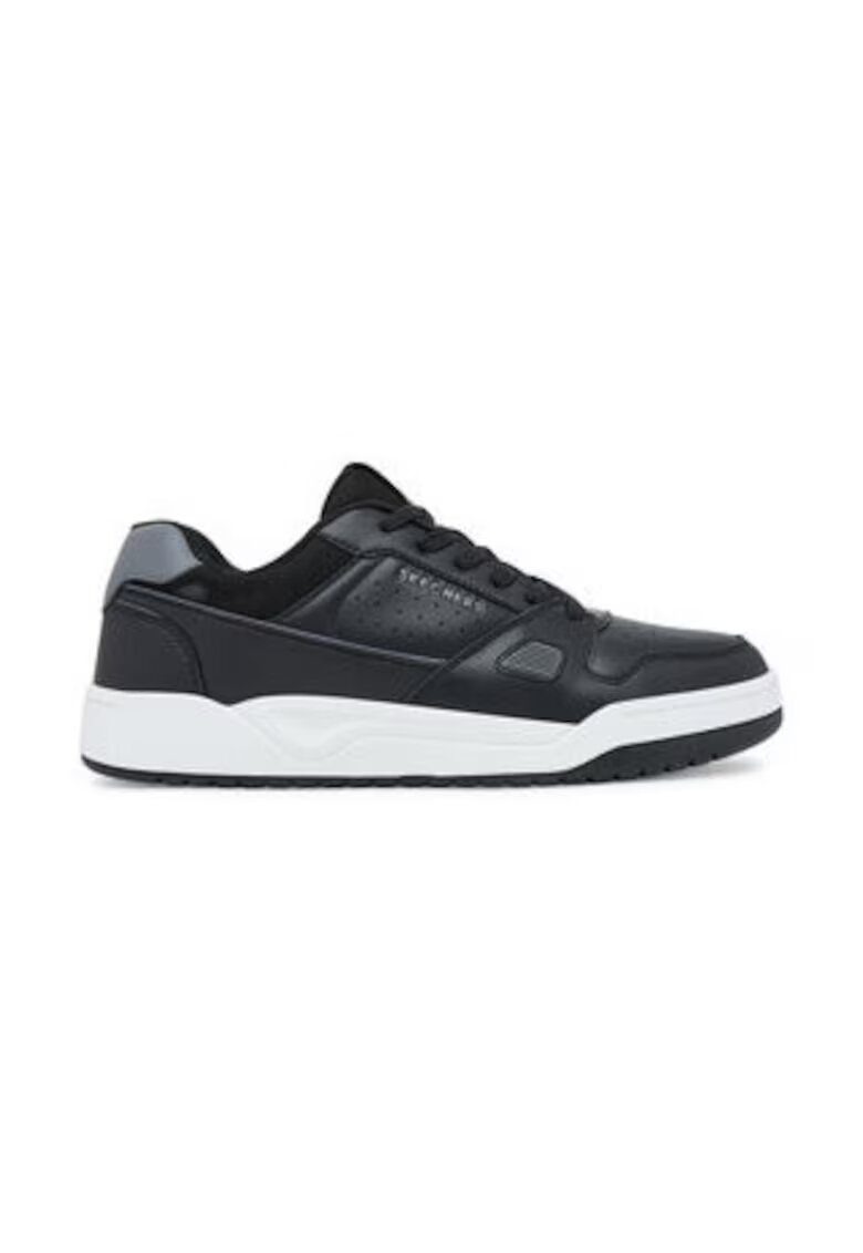 Skechers Tenisi barbati 305020215 - Piele naturala - Negru