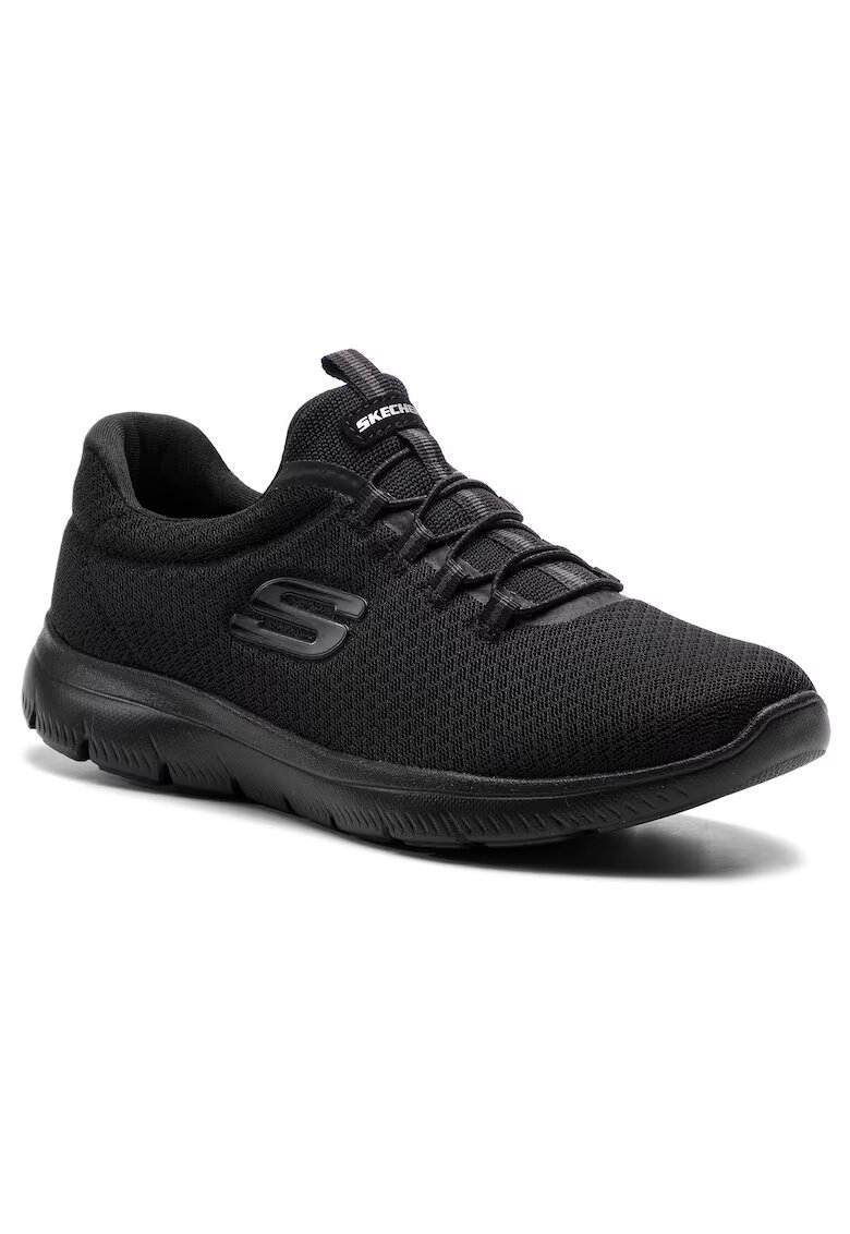 Skechers Tenisi dama - material textil - brant din spuma cu memorie - negru -