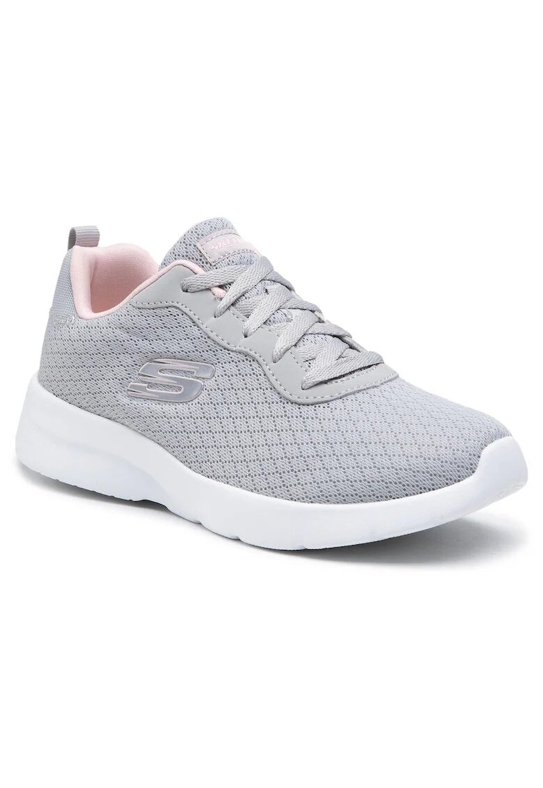 Skechers Tenisi dama - material textil - gri - confortabili -