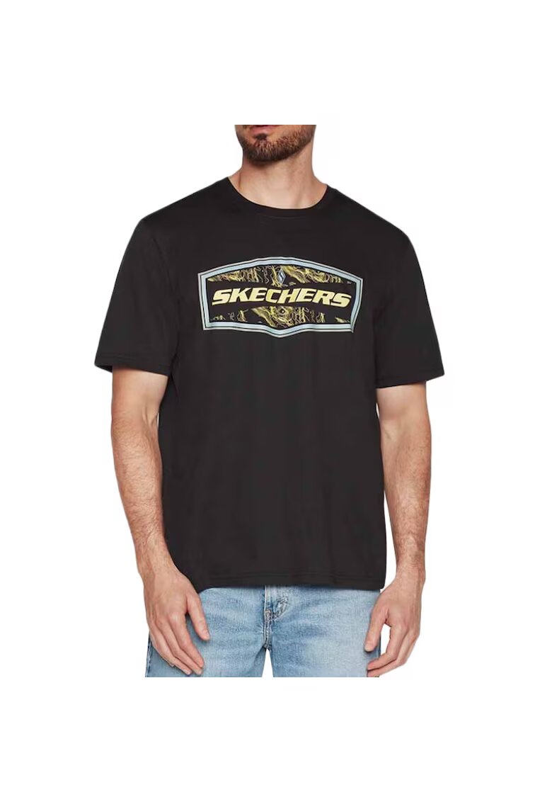 Skechers Tricou Latitude MTS368-BLK - Barbati - Negru