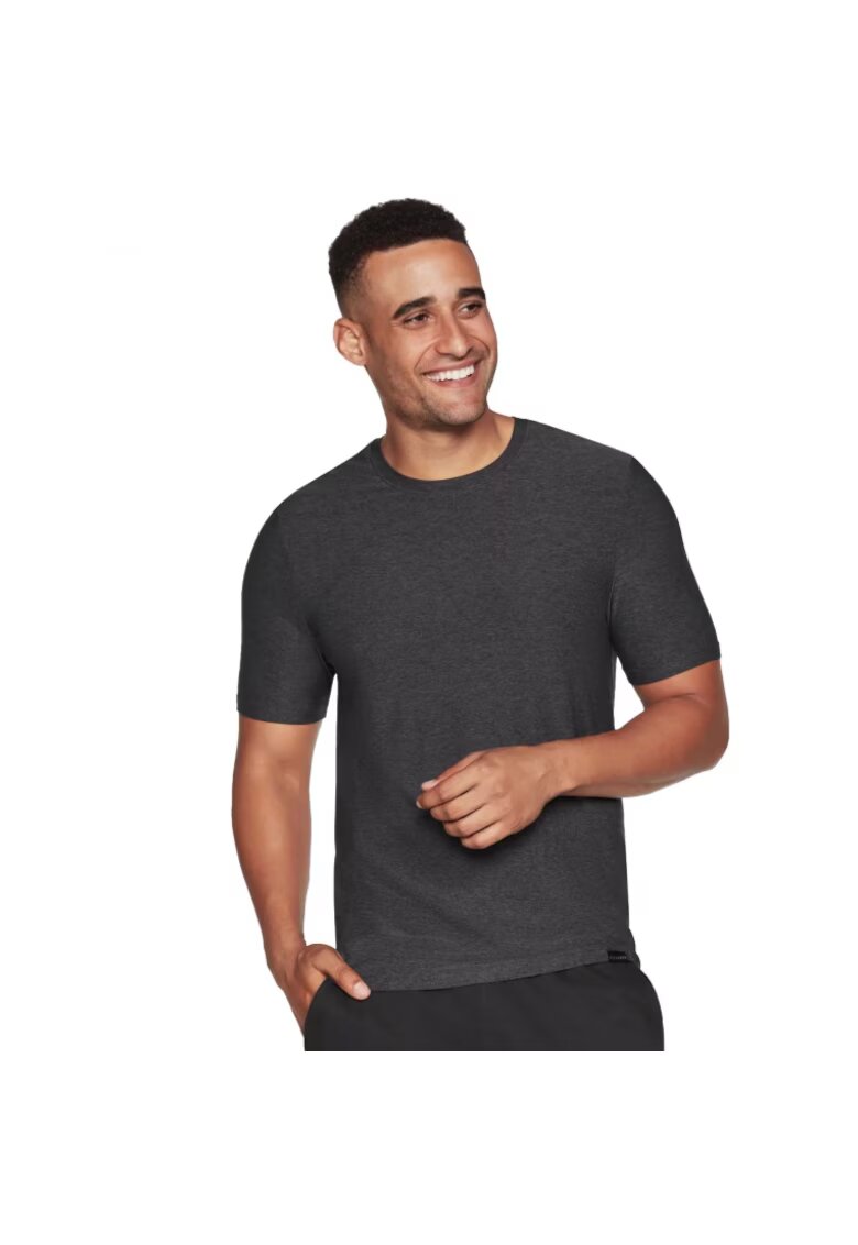 Skechers Tricou sport barbati gri - poliester