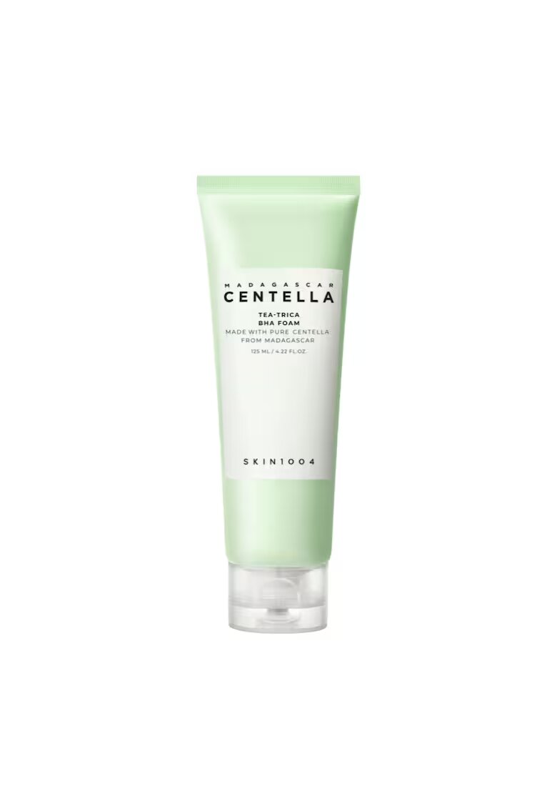 Skin1004 Spuma de curatare pentru ten acneic - Madagascar Centella Tea-Trica Bha Foam - 125 ml