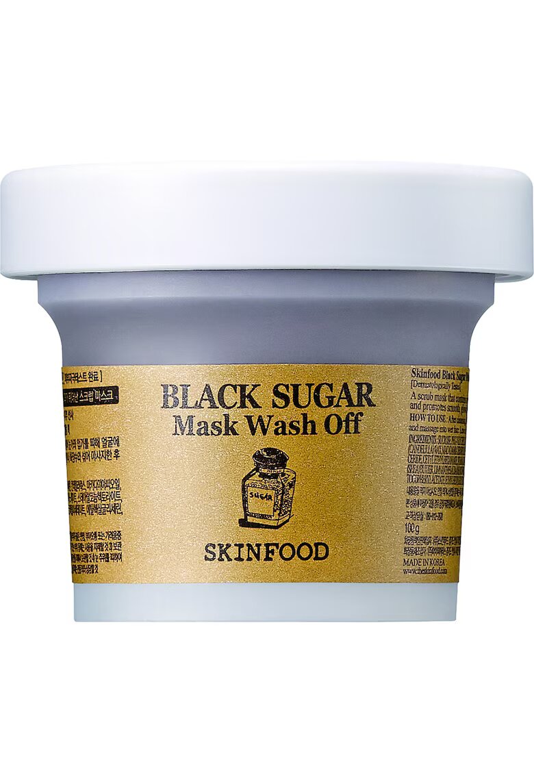Skinfood Masca de fata exfolianta - Black Sugar Mask Wash Off - 120 gr
