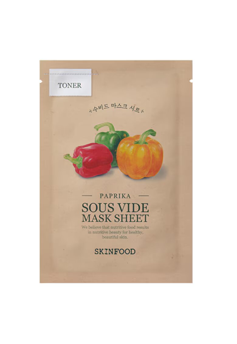 Skinfood Masca tip servetel intens hidratanta cu extract de ardei gras - 18 g