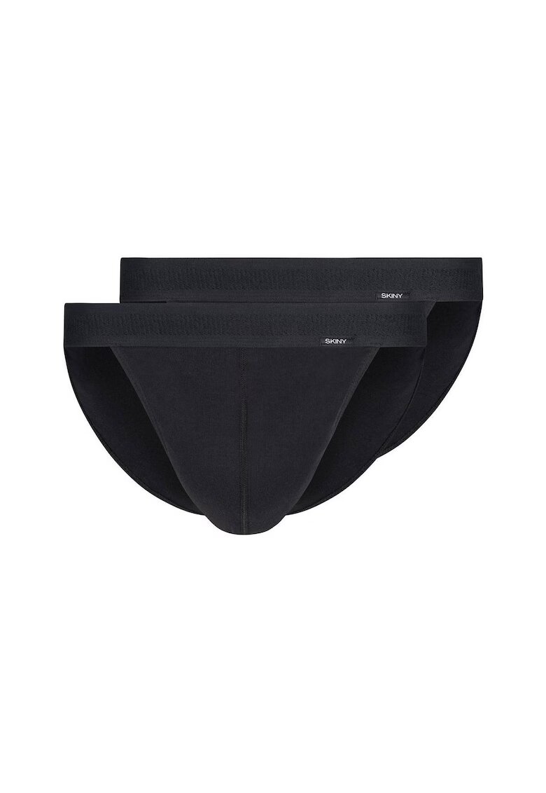 Skiny Set de chiloti din bumbac Retro - 2 perechi - Negru