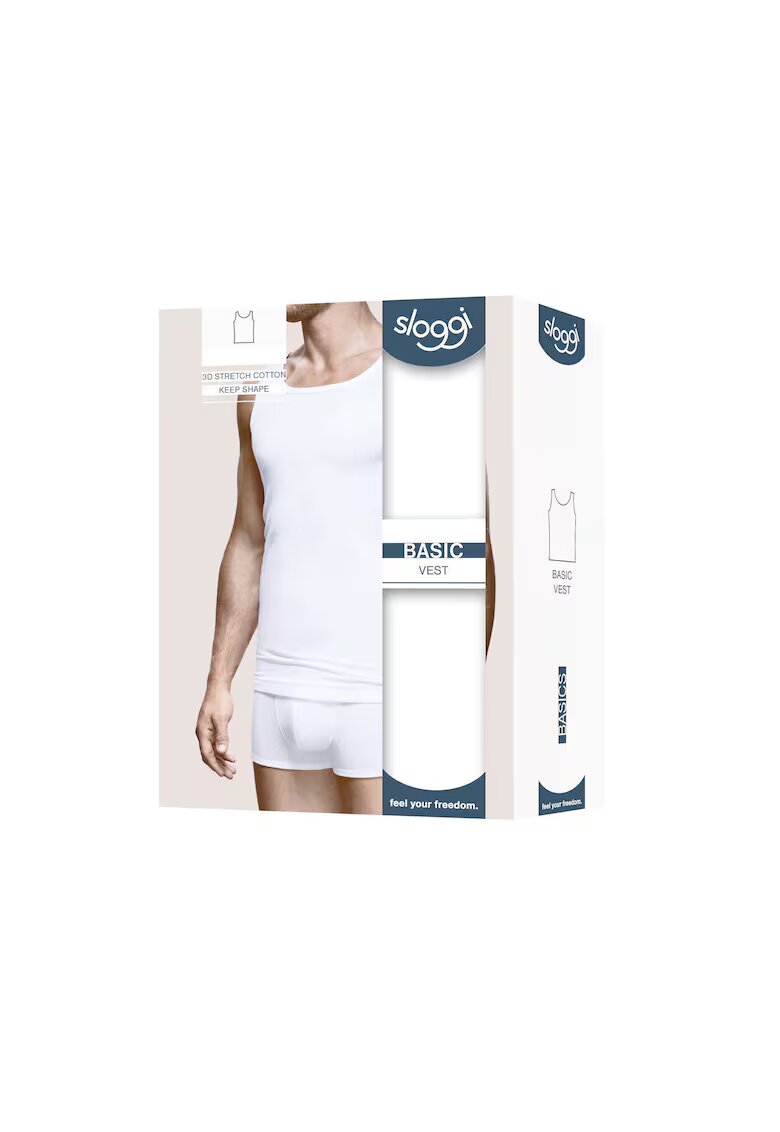 Sloggi Maiou barbati Basic SH02 Vest - Alb