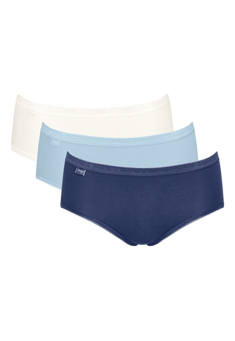 Sloggi Set 3 boxeri dama 10107163 - Bumbac/Elastan - Multicolor - Multicolor