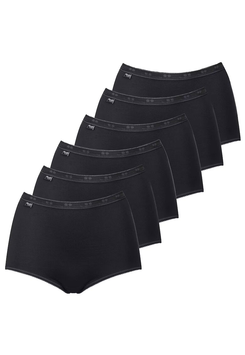 Sloggi Set de boxeri Basic+ - 6 perechi - Negru