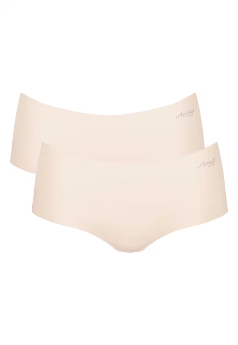 Sloggi Set de chiloti hipster fara cusaturi - 2 perechi - Crem