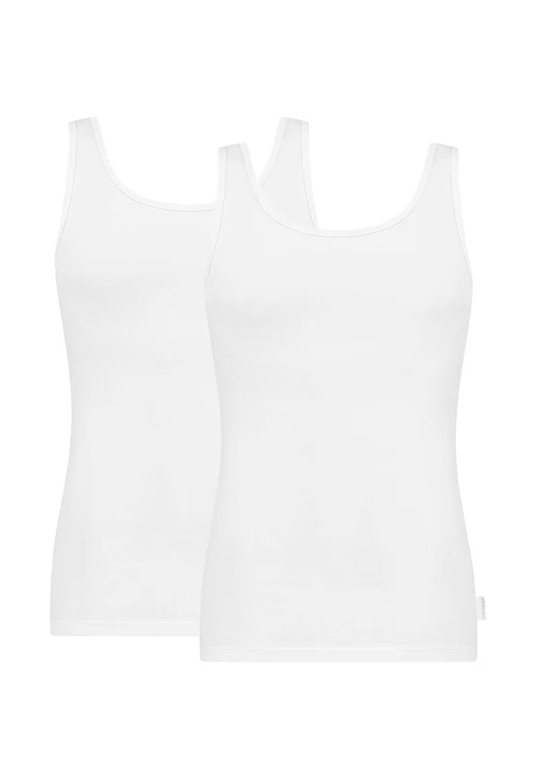 Sloggi Set de topuri uni 13211 - 2 piese - Alb
