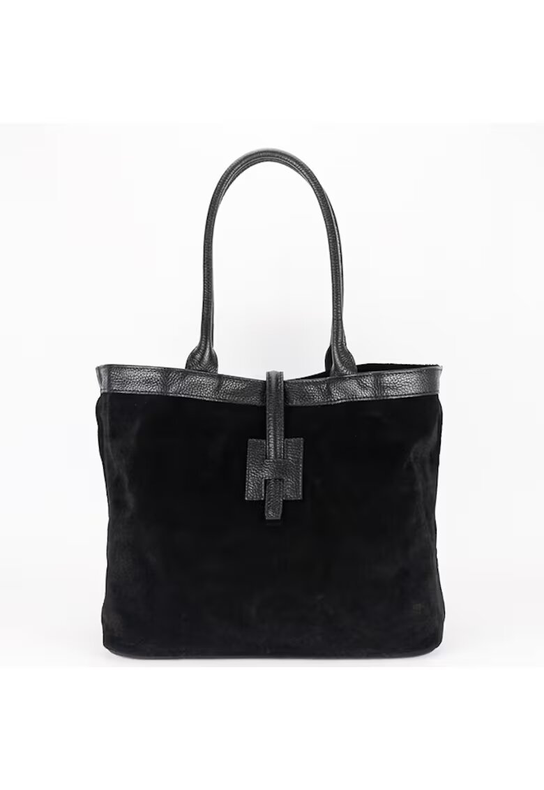 SOFILINE Geanta mare neagra dama din piele naturala B-1896 M9 10683 - Negru