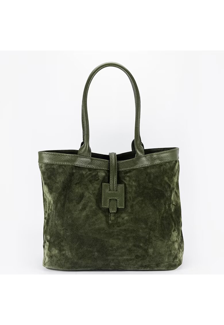 SOFILINE Geanta mare neagra dama din piele naturala B-1896 M9 10683 - Verde