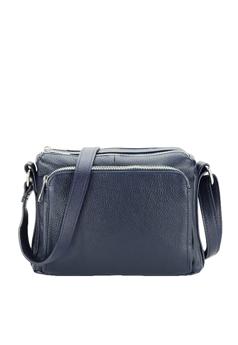 SOFILINE Geanta maro cafeniu din piele naturala Camelia 124 18116 - Bleumarin