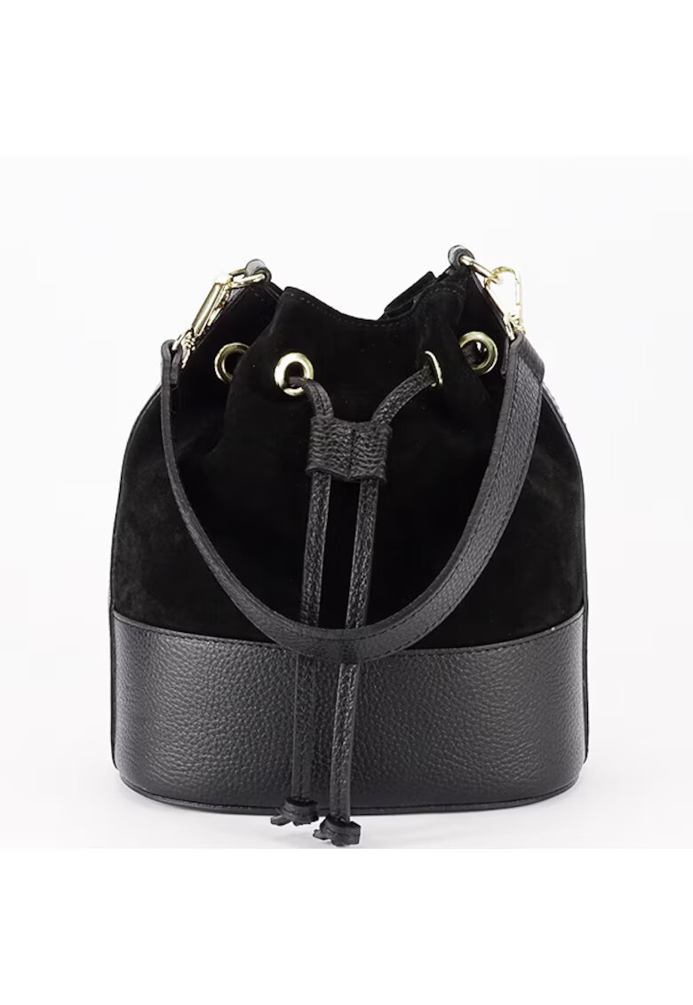 SOFILINE Geanta neagra tip sac din piele naturala 1313 M9 18089 - Negru