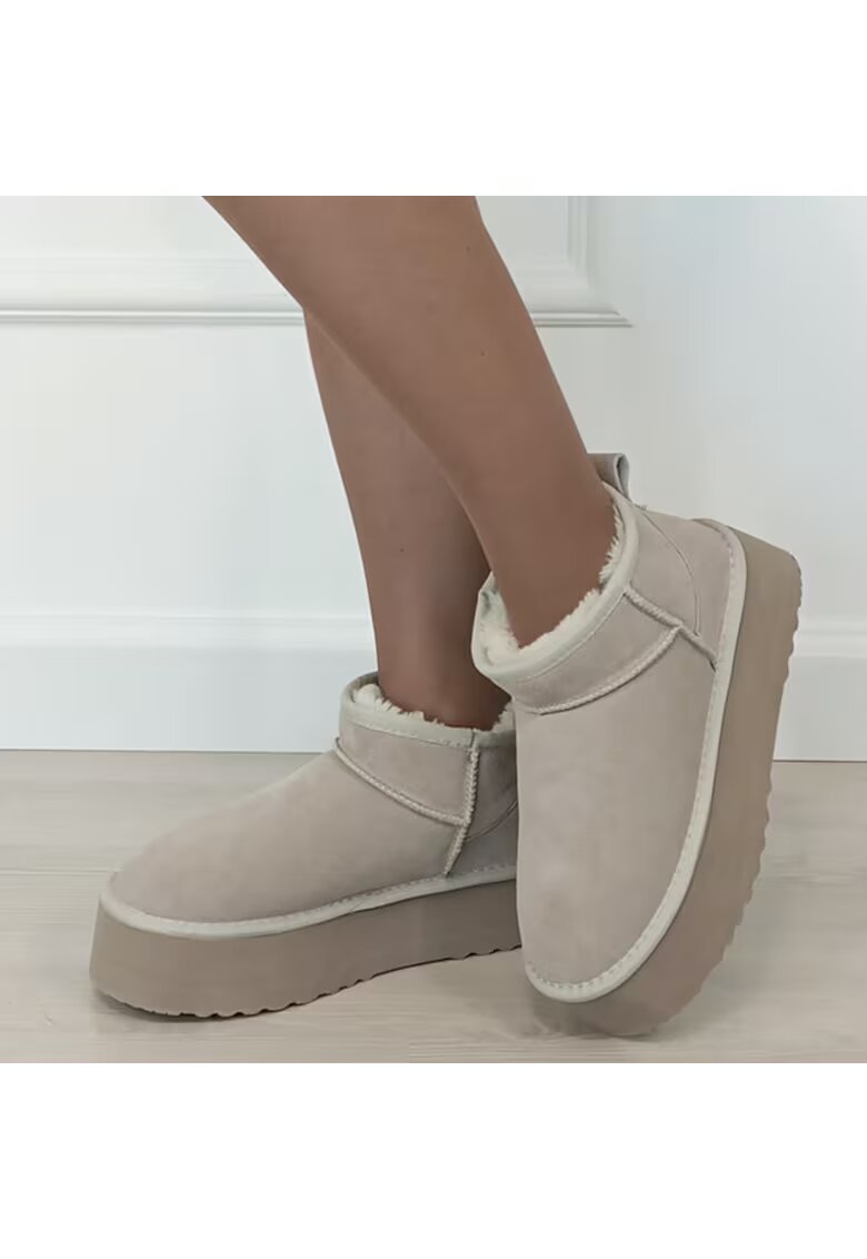 SOFILINE Ghete bej din piele naturala 6391 113 18587 - Bej
