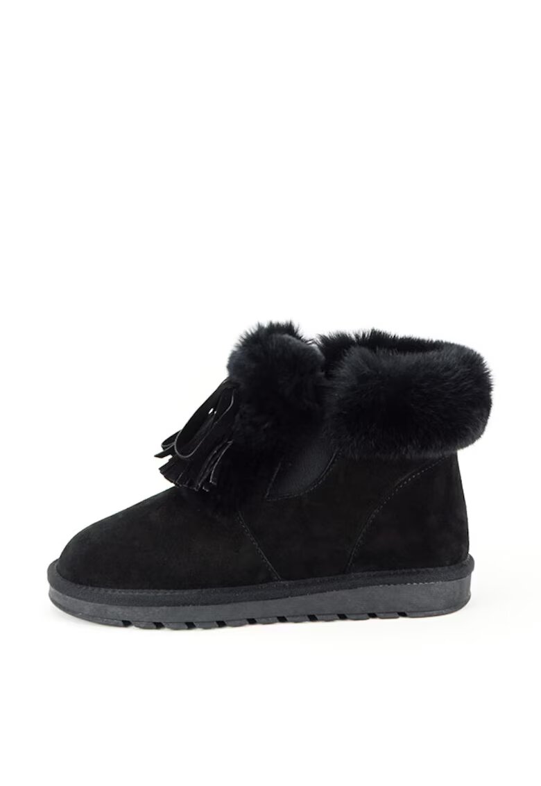 SOFILINE Ghete din piele naturala negre cu blanita 603 114 14115 - Negru