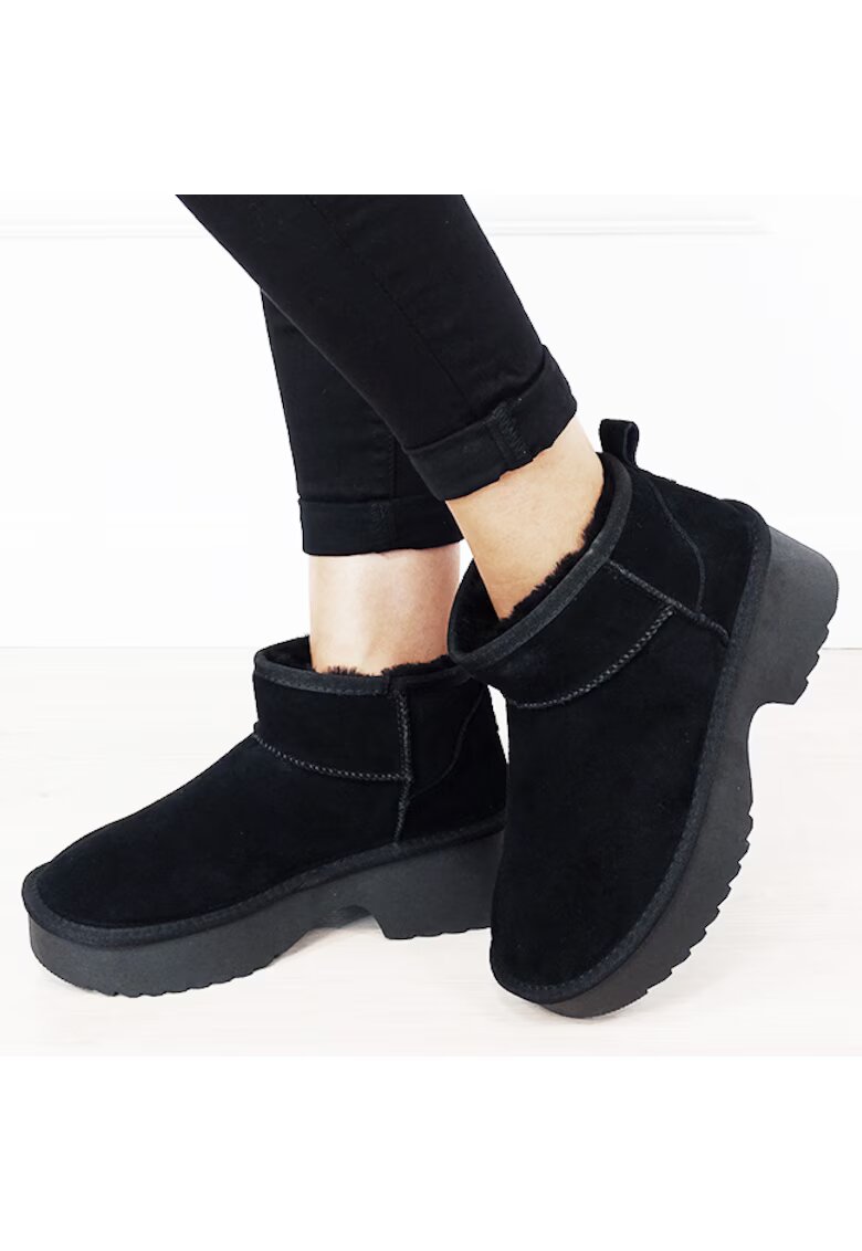 SOFILINE Ghete negre din piele naturala W5878 114 18261 - Negru