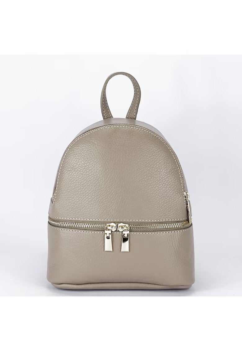SOFILINE Rucsac mic din piele naturala bej taupe Ana 122 17708 - Bej inchis