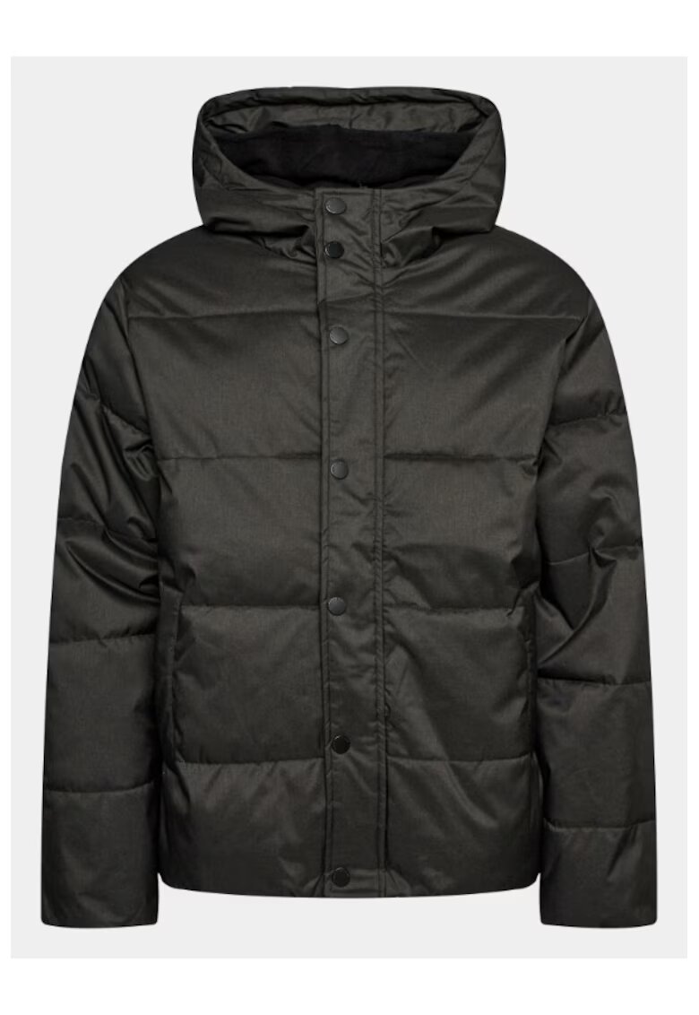 Solid Geaca barbati - 302905300 - Poliester - Negru