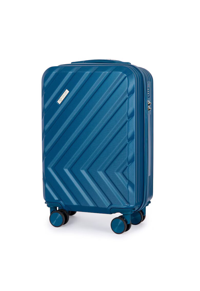 Solier Luggage Troler de calatorie mic S ABS SOLIER KYOTO 1071 ALBASTRU 20'