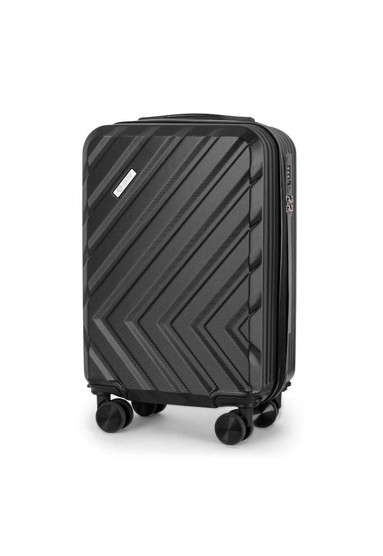 Solier Luggage Troler de calatorie mic S ABS SOLIER KYOTO 1071 NEGRU 20'