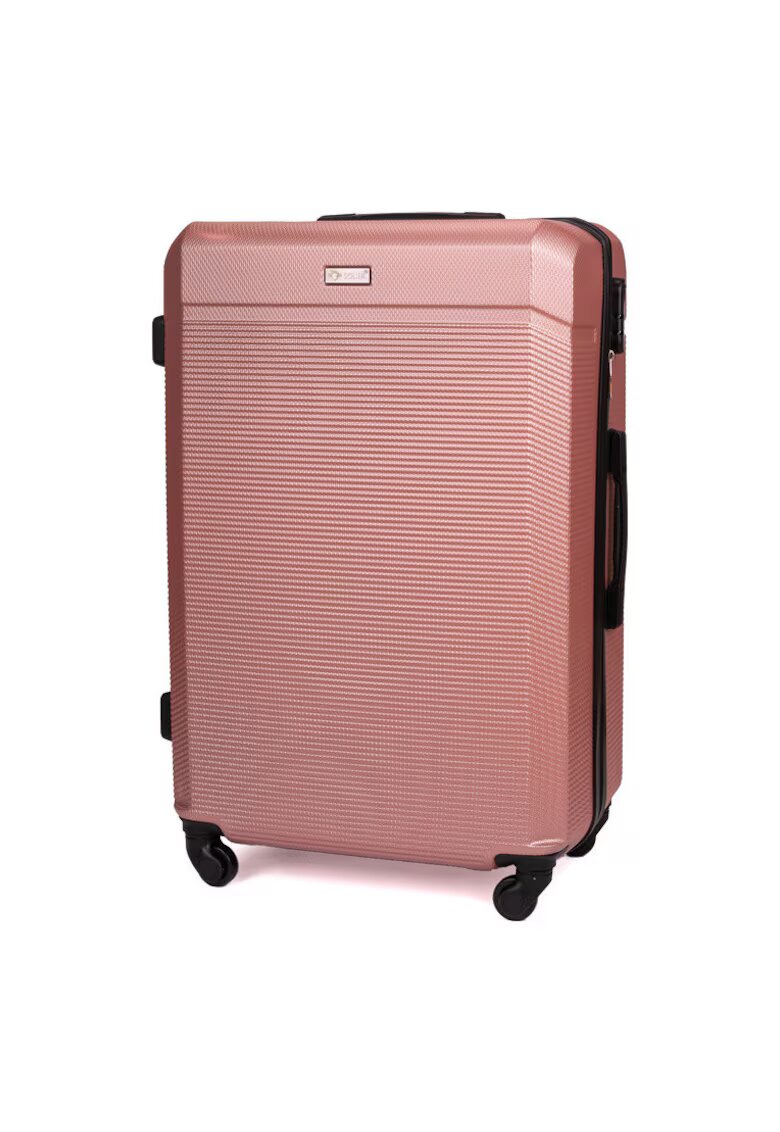Solier Troler mediu de calatorie 22" STL945 ABS roz - valiza rigida M