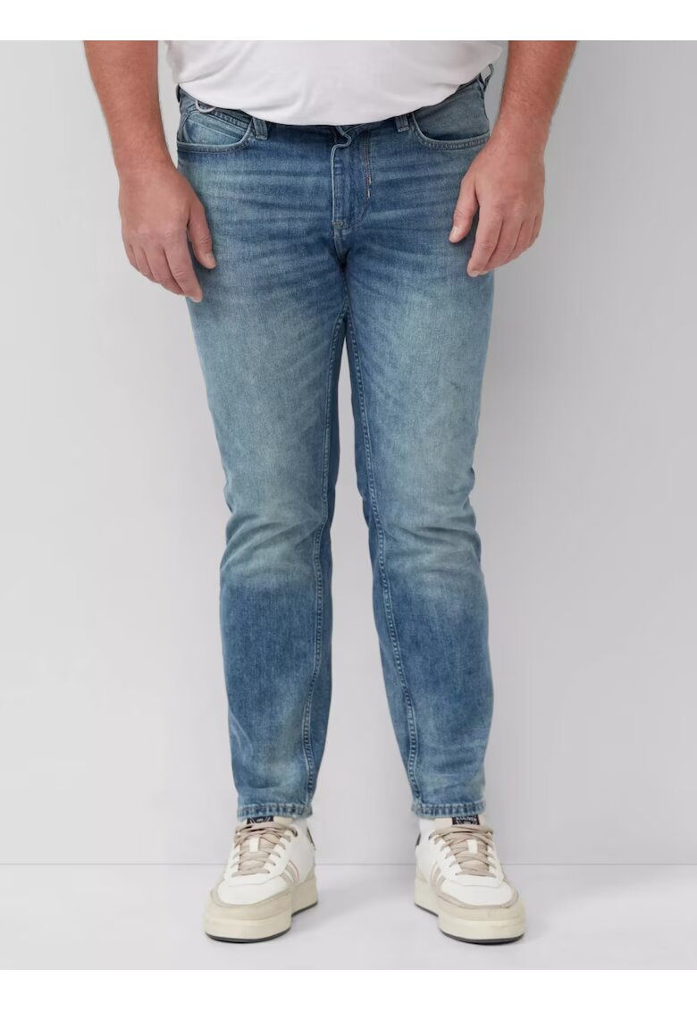 sOliver Big Sizes Blugi barbati big size Casby - cu talie medie si croiala Dreapta - Albastru - Albastru