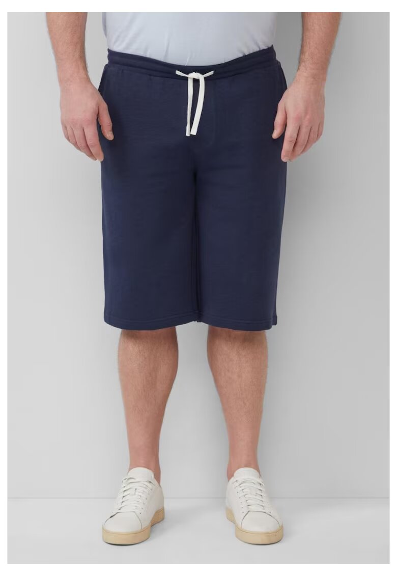 sOliver Big Sizes Pantaloni scurti barbati big sizes - Detroit - cu talie medie si croiala Regular Fit - Bleumarin inchis