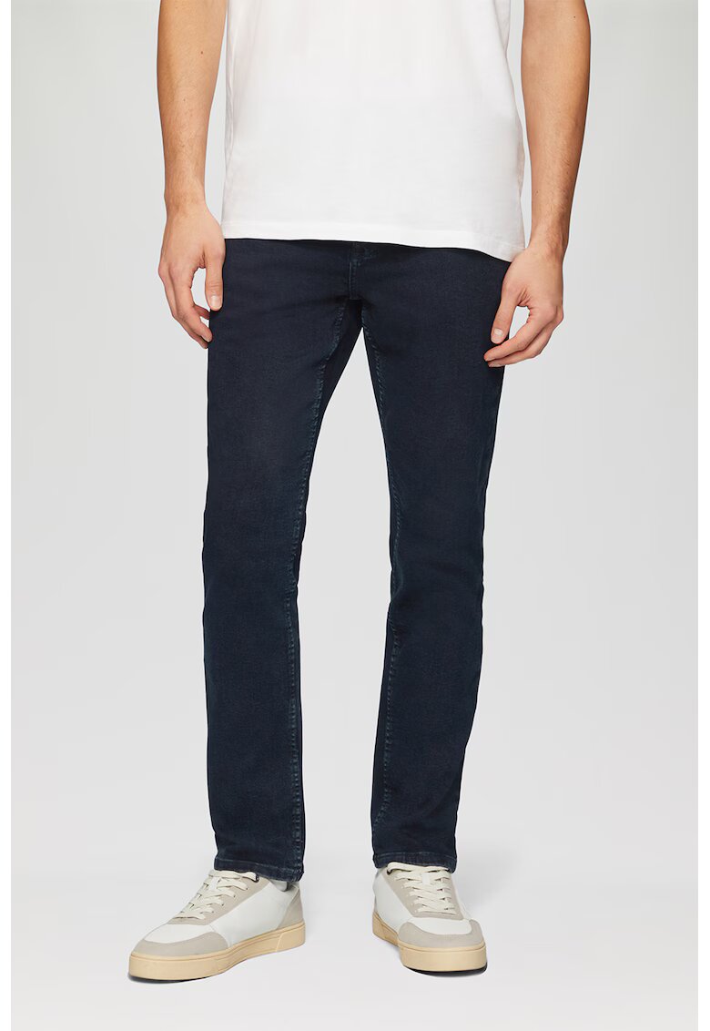 sOliver Blugi barbati Nelio - cu talie medie - croiala Slim Fit - Slim Leg - - Albastru ultramarin