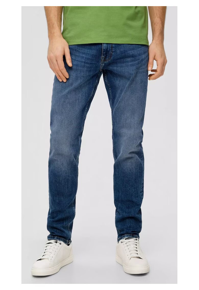 sOliver Blugi regular fit - cu talie medie Mauro - Albastru inchis
