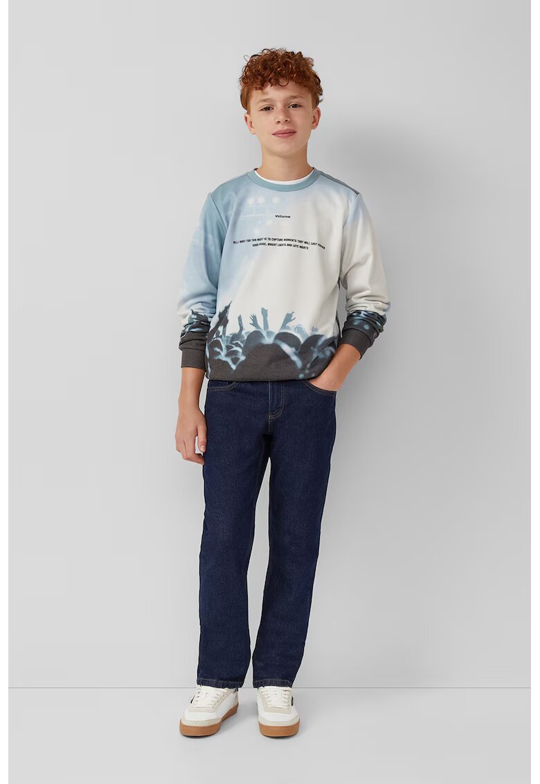 sOliver Bluza de trening cu imprimeu grafic - Multicolor