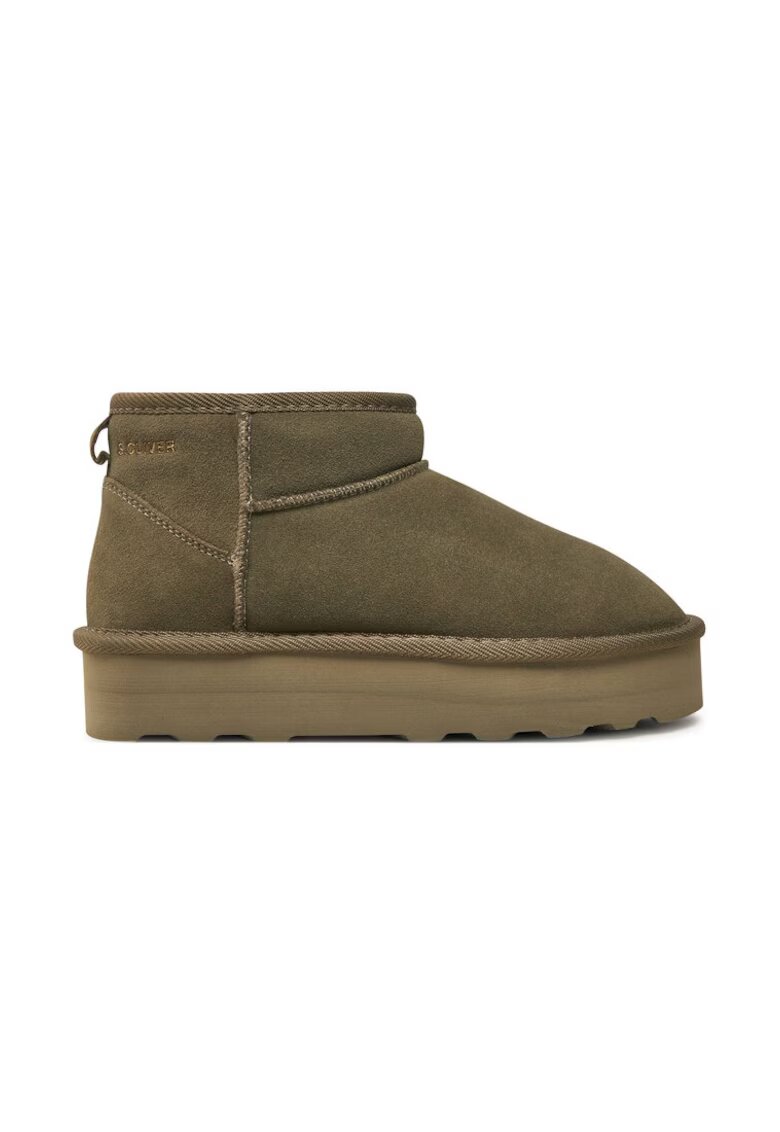 sOliver Cizme dama - 25350 - Piele naturala - Verde