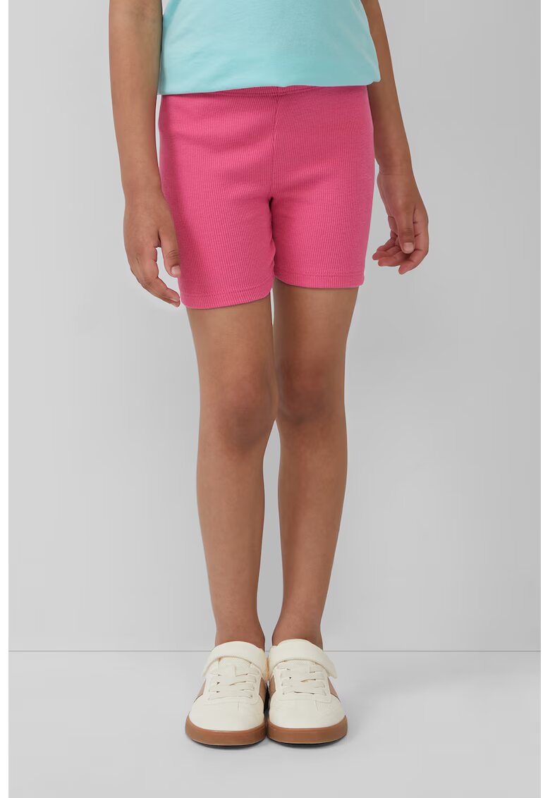 sOliver Colanti scurti cu model uni - Roz pastel