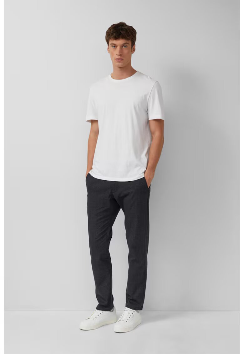 sOliver Pantaloni chino Phoenix - Gri inchis melange