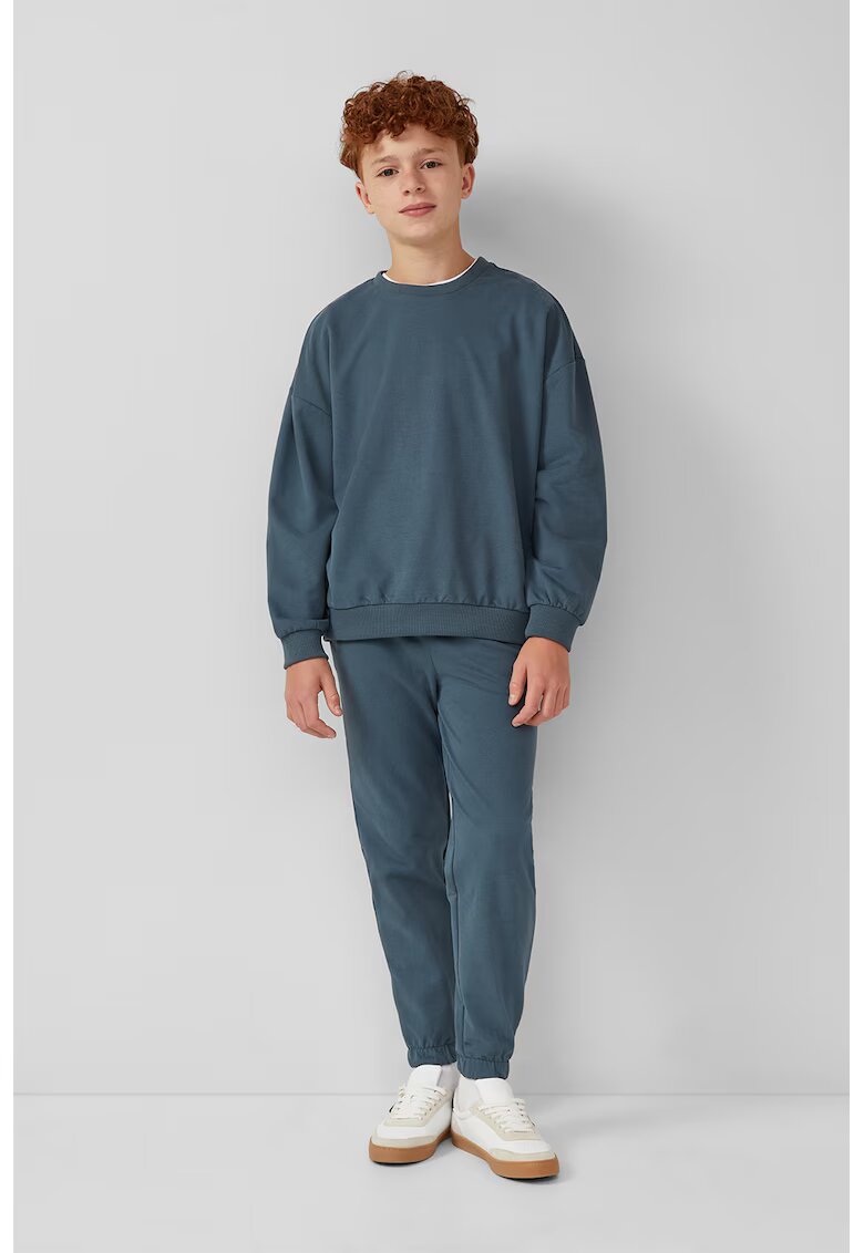 sOliver Pantaloni de trening cu snur - Albastru petrol