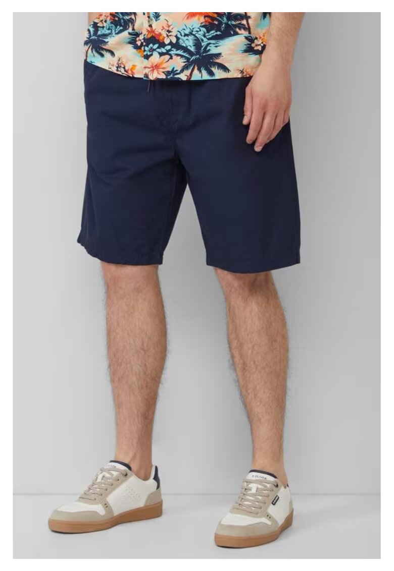 sOliver Pantaloni scurti barbati chino - Detroit - cu talie medie - Regular Fit - Bleumarin inchis