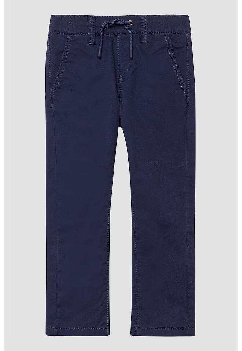 sOliver Pantaloni slim-fit cu snur - Albastru indigo