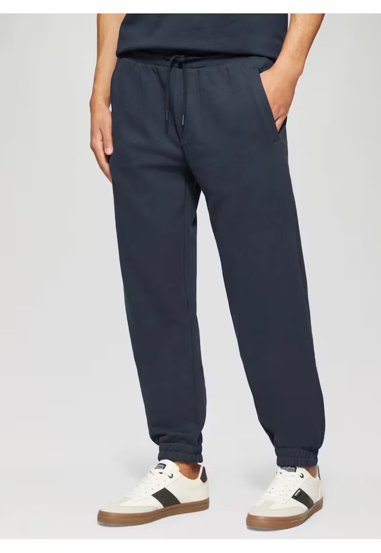 sOliver Pantaloni sport barbati - Detroit - cu talie medie si croiala Regular fit - din bumbac - Bleumarin inchis - Bleumarin inchis