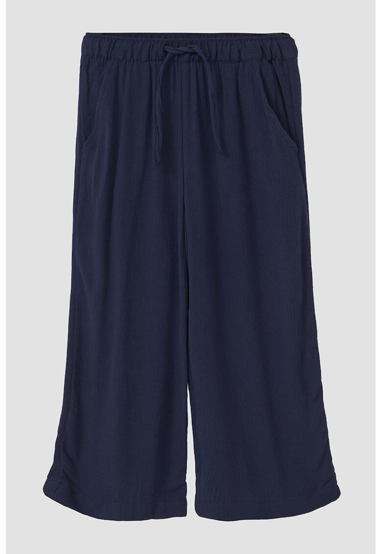 sOliver Pantaloni uni cu croiala ampla - Bleumarin