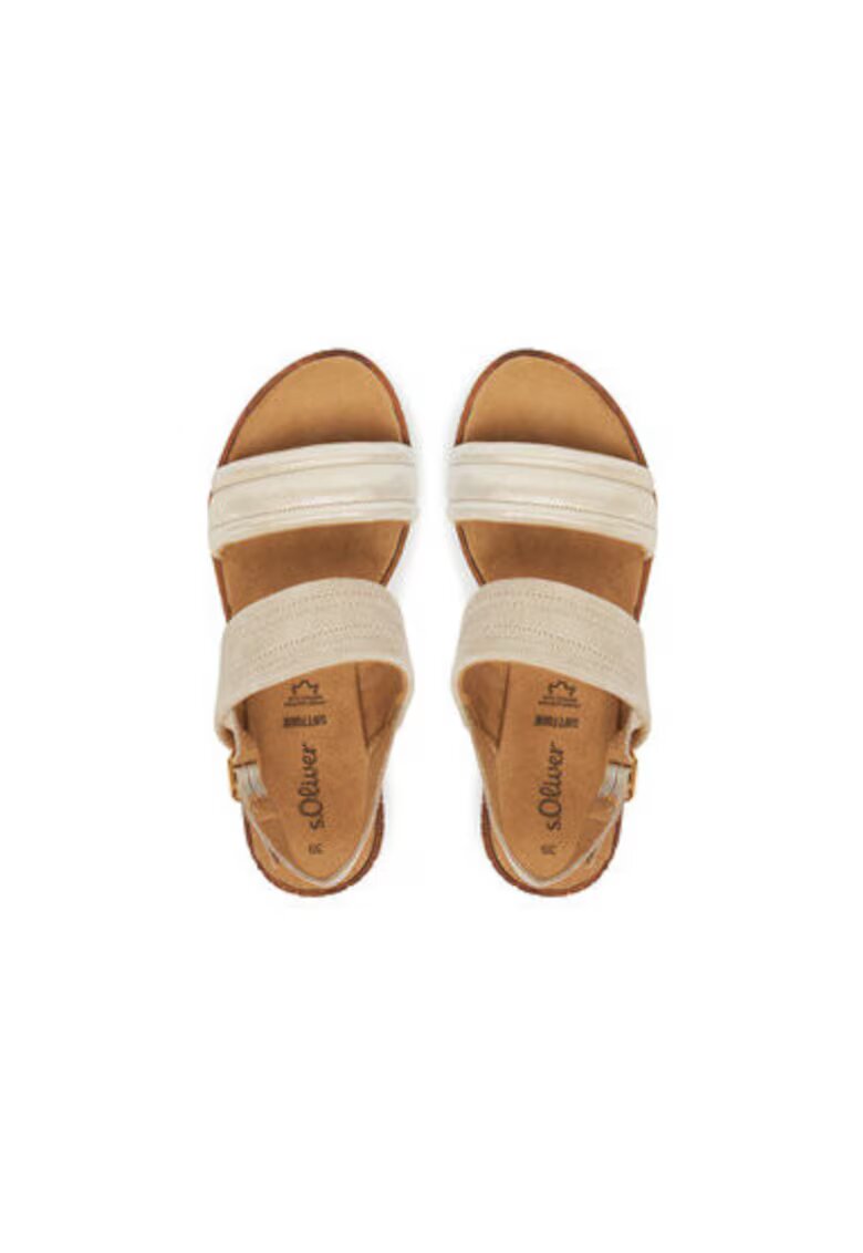 sOliver Sandale dama - 5-28701-44 410 - S Oliver - Piele naturala - Bej