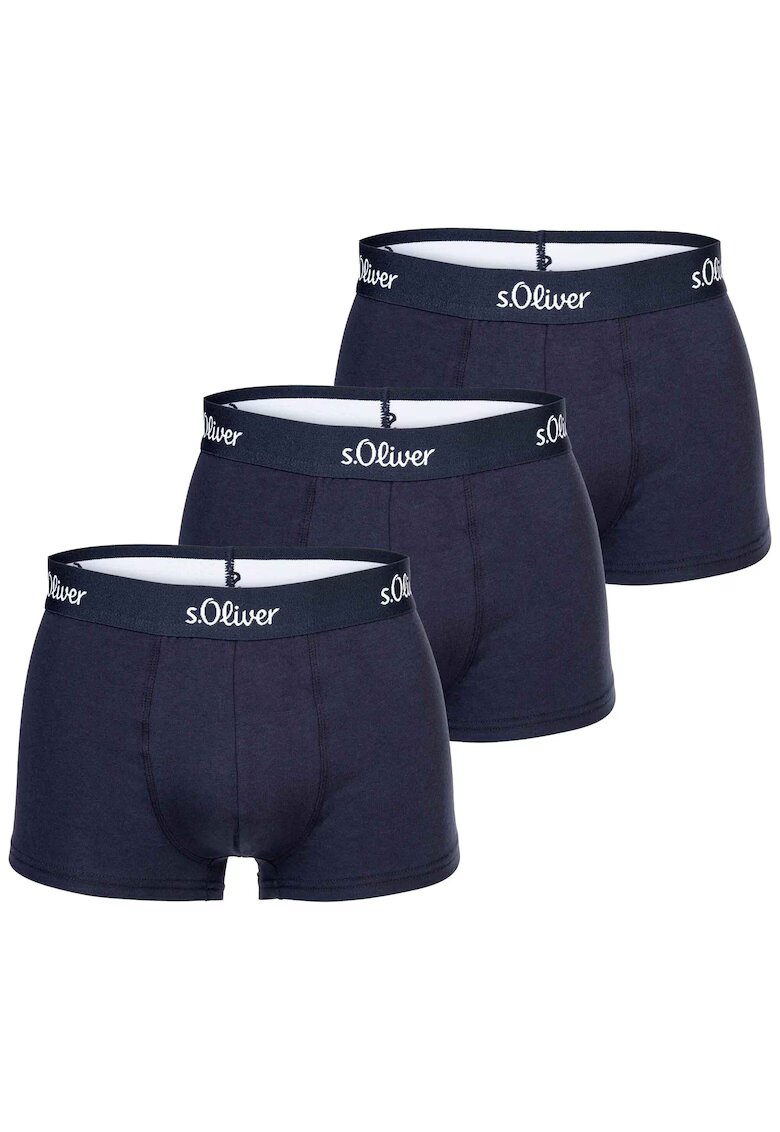 sOliver Set de boxeri cu banda elastica in talie - 3 perechi