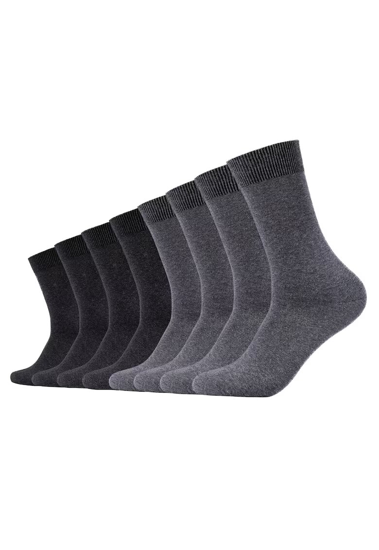 sOliver Set de sosete lungi unisex - 8 perechi - Gri