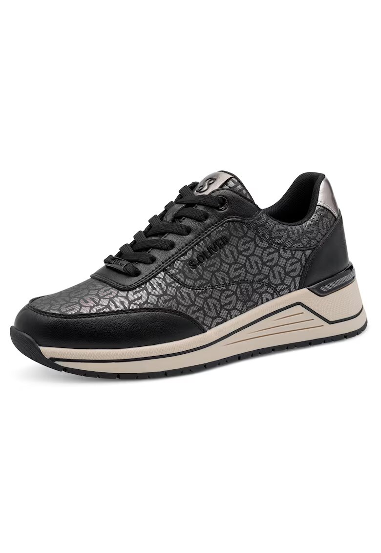 sOliver Sneakers dama 5 23613 45-BLACK/PEWTER