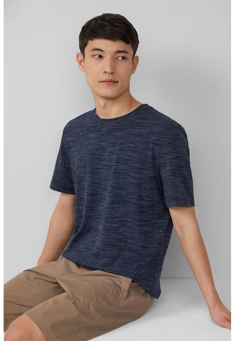 sOliver Tricou din amestec de bumbac - Bleumarin