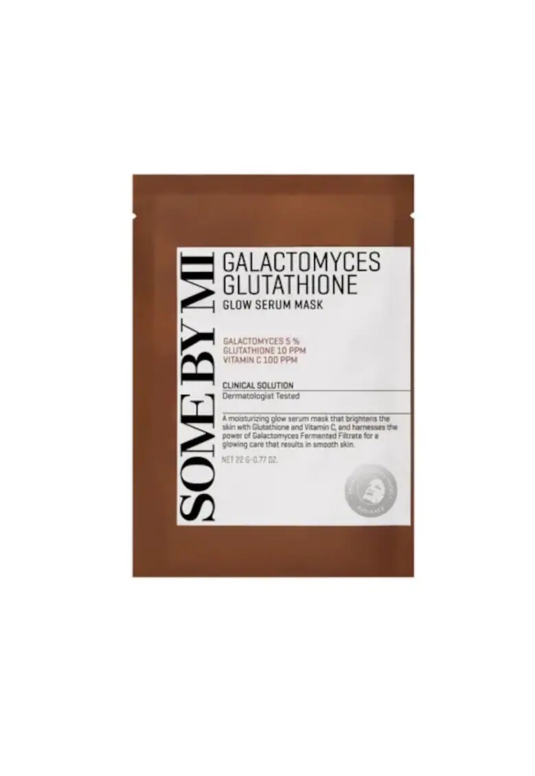 Some By Mi Galactomyces Glutathione Glow Serum Mask Masca de fata 22 gr